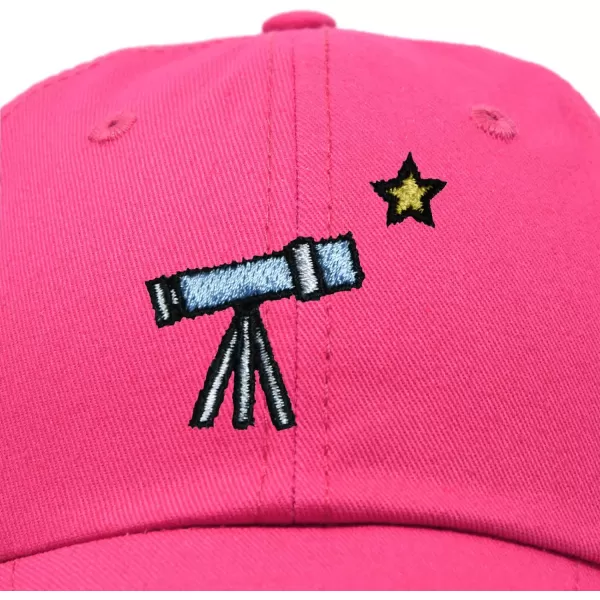 DALIX Embroidered Telescope Baseball Cap Cotton Dad Hat Men