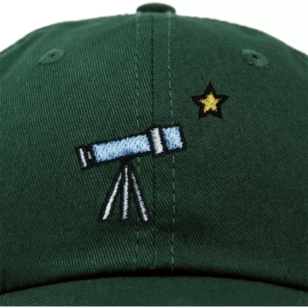DALIX Embroidered Telescope Baseball Cap Cotton Dad Hat Men