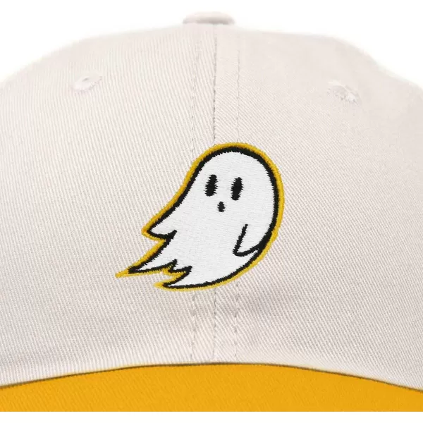 DALIX Ghost Embroidered Two Tone Snapback Hat Adjustable Cotton Dad Cap Men