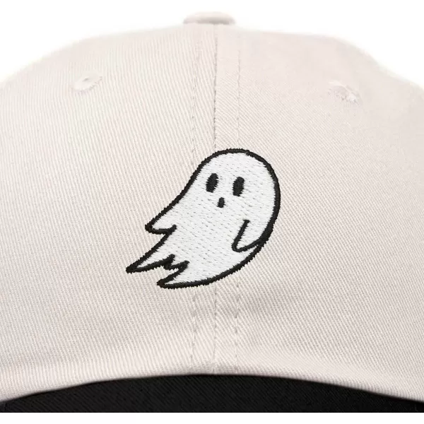 DALIX Ghost Embroidered Two Tone Snapback Hat Adjustable Cotton Dad Cap Men