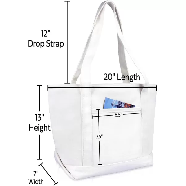 DALIX Happy Easter Womens Classic Premium Embroidered Tote Bag