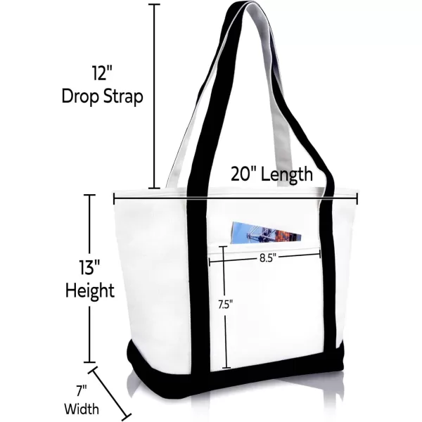 DALIX Happy Easter Womens Classic Premium Embroidered Tote Bag