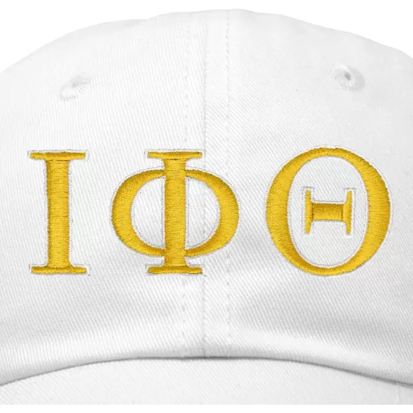 DALIX Iota Phi Theta Fraternity Greek Letters Ball Cap Embroidered Hat