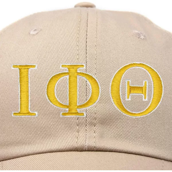 DALIX Iota Phi Theta Fraternity Greek Letters Ball Cap Embroidered Hat