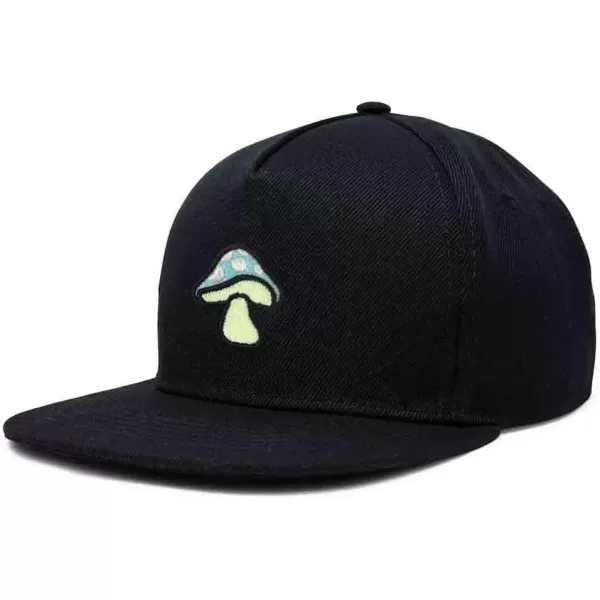 DALIX Mushroom Embroidered Glow in The Dark Hat Snapback Hat Baseball Cap Men