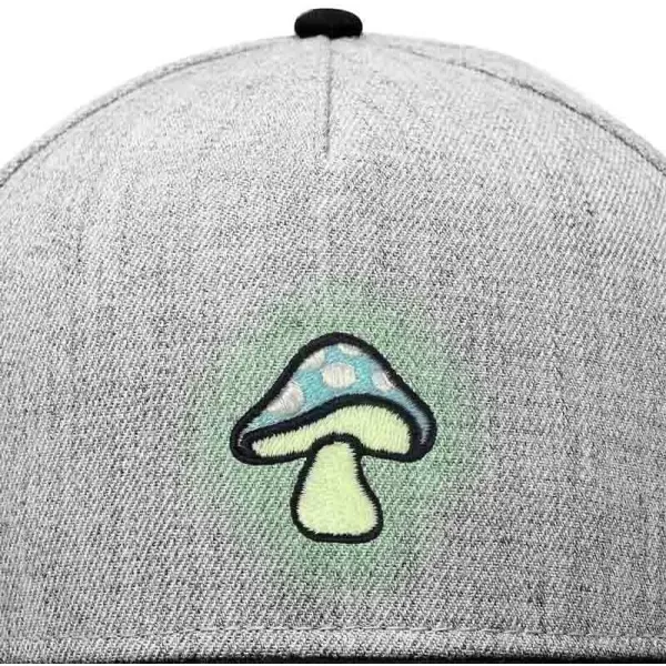 DALIX Mushroom Embroidered Glow in The Dark Hat Snapback Hat Baseball Cap Men