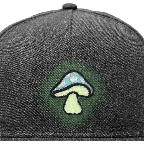 DALIX Mushroom Embroidered Glow in The Dark Hat Snapback Hat Baseball Cap Men