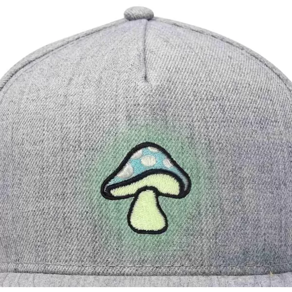 DALIX Mushroom Embroidered Glow in The Dark Hat Snapback Hat Baseball Cap Men