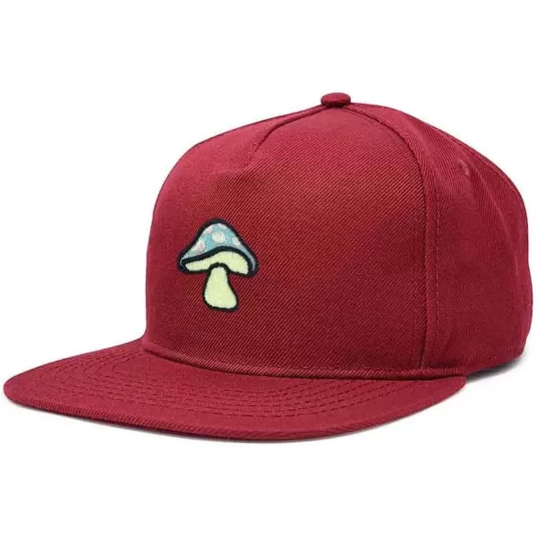 DALIX Mushroom Embroidered Glow in The Dark Hat Snapback Hat Baseball Cap Men