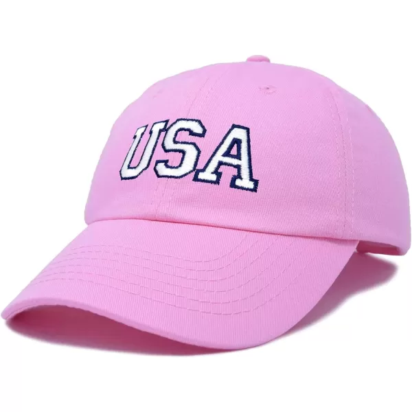 DALIX USA Baseball Cap Flag Hat Team US America Navy Red White Blue Gray Khaki Black