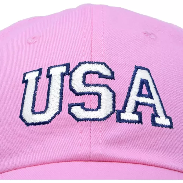 DALIX USA Baseball Cap Flag Hat Team US America Navy Red White Blue Gray Khaki Black