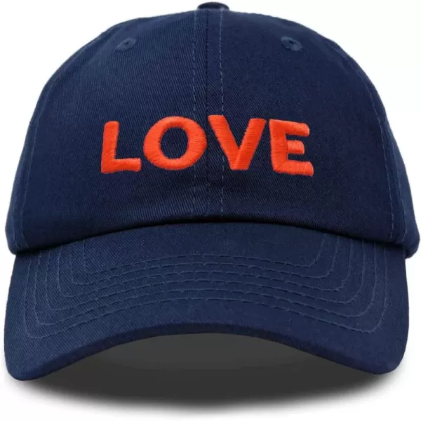 DALIX Custom Embroidered Hats Dad Caps Love Stitched Logo Hat