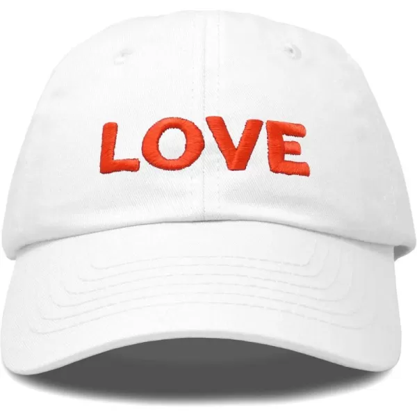 DALIX Custom Embroidered Hats Dad Caps Love Stitched Logo Hat