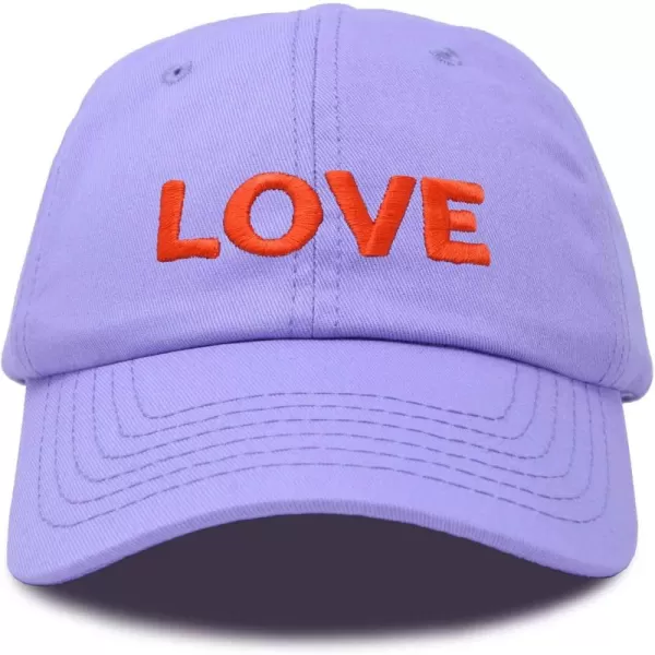 DALIX Custom Embroidered Hats Dad Caps Love Stitched Logo Hat