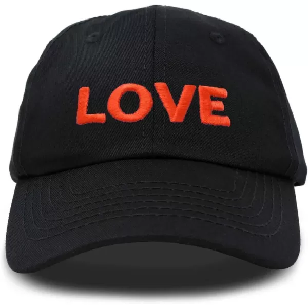 DALIX Custom Embroidered Hats Dad Caps Love Stitched Logo Hat