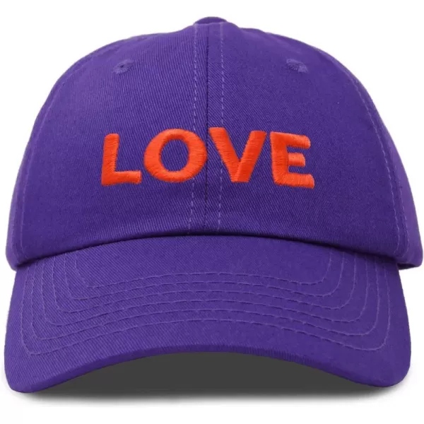 DALIX Custom Embroidered Hats Dad Caps Love Stitched Logo Hat