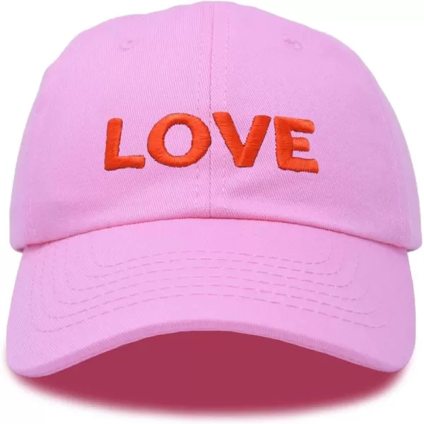 DALIX Custom Embroidered Hats Dad Caps Love Stitched Logo Hat