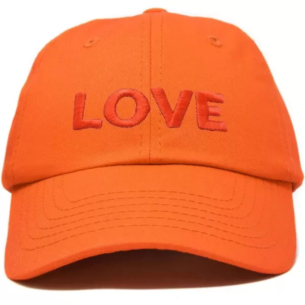 DALIX Custom Embroidered Hats Dad Caps Love Stitched Logo Hat