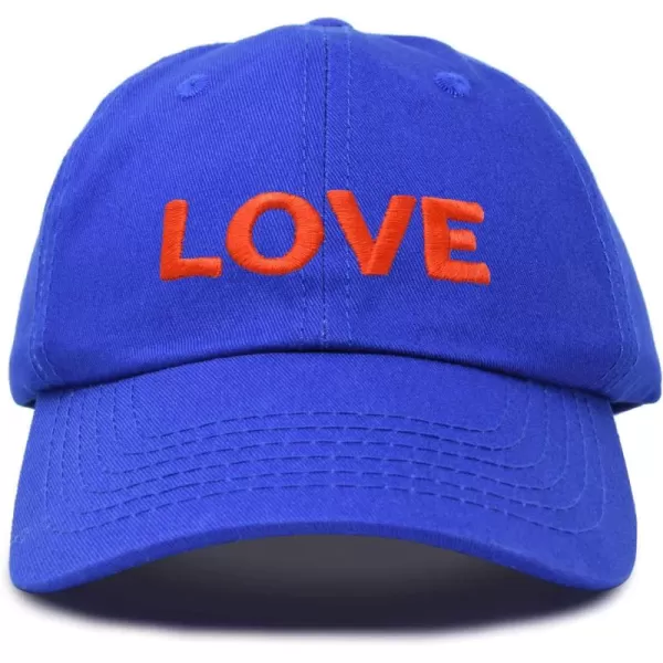 DALIX Custom Embroidered Hats Dad Caps Love Stitched Logo Hat