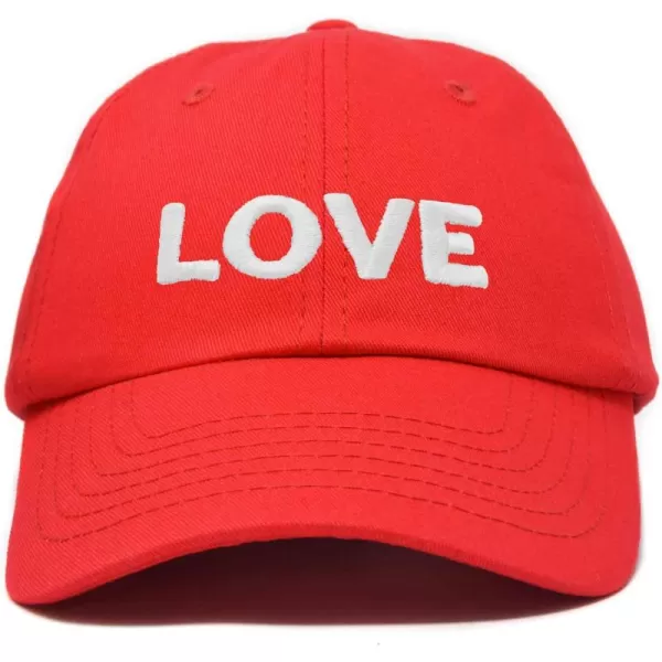 DALIX Custom Embroidered Hats Dad Caps Love Stitched Logo Hat