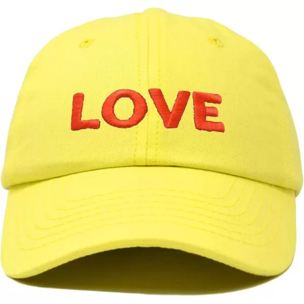 DALIX Custom Embroidered Hats Dad Caps Love Stitched Logo Hat