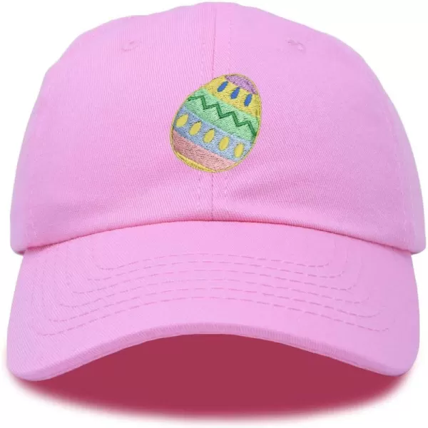 DALIX Elegant Colorful Egg Easter Hat Womens Embroidered Baseball Cap