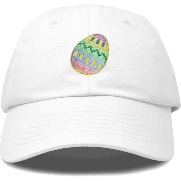 DALIX Elegant Colorful Egg Easter Hat Womens Embroidered Baseball Cap