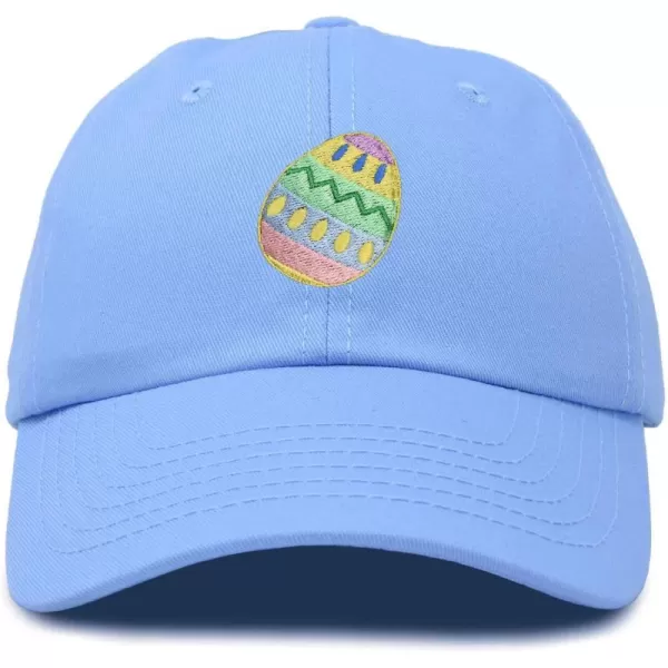 DALIX Elegant Colorful Egg Easter Hat Womens Embroidered Baseball Cap