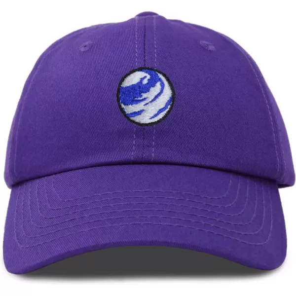 DALIX Embroidered Earth Baseball Cap Cotton Dad Hat Men