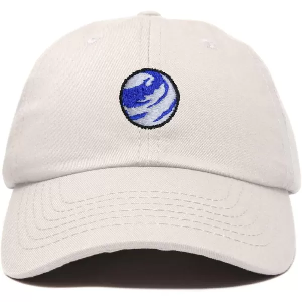 DALIX Embroidered Earth Baseball Cap Cotton Dad Hat Men