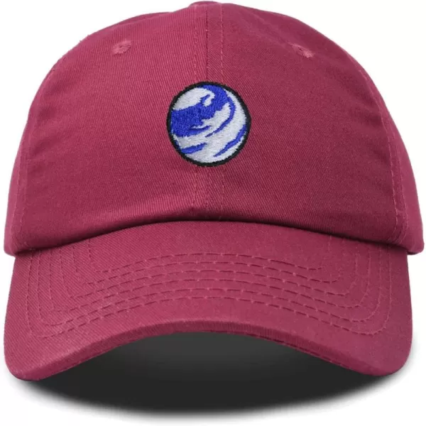 DALIX Embroidered Earth Baseball Cap Cotton Dad Hat Men