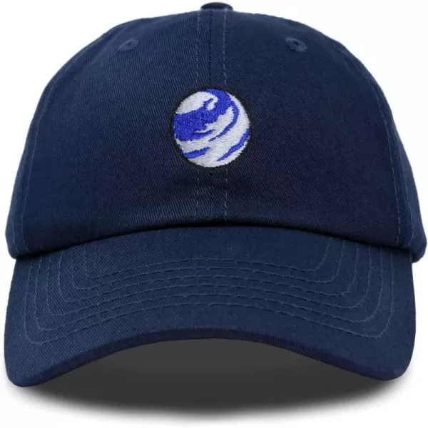 DALIX Embroidered Earth Baseball Cap Cotton Dad Hat Men