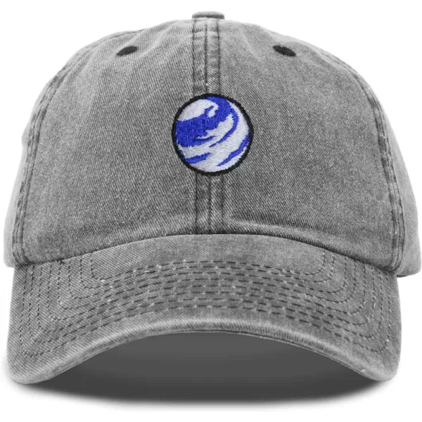 DALIX Embroidered Earth Baseball Cap Cotton Dad Hat Men