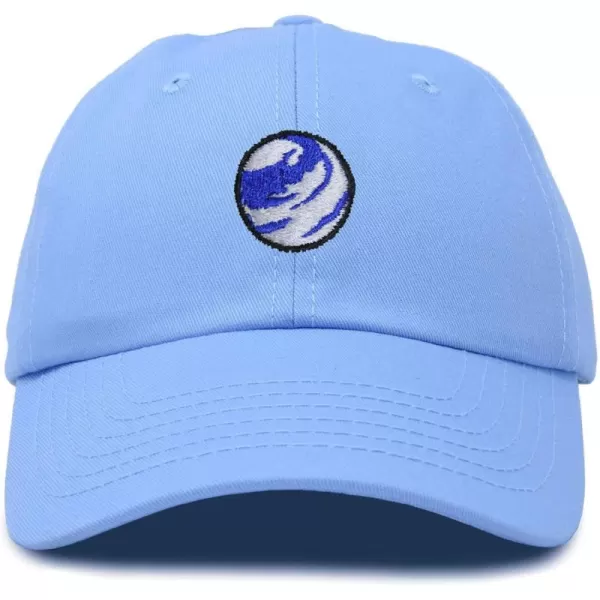 DALIX Embroidered Earth Baseball Cap Cotton Dad Hat Men