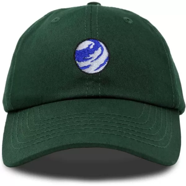 DALIX Embroidered Earth Baseball Cap Cotton Dad Hat Men