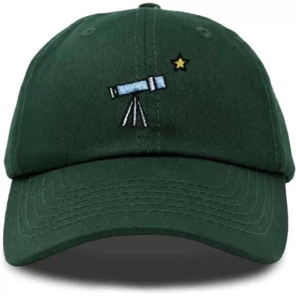 DALIX Embroidered Telescope Baseball Cap Cotton Dad Hat Men