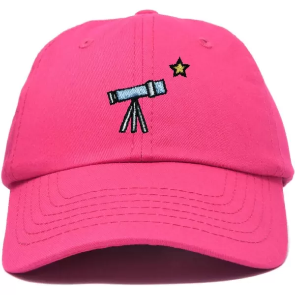 DALIX Embroidered Telescope Baseball Cap Cotton Dad Hat Men