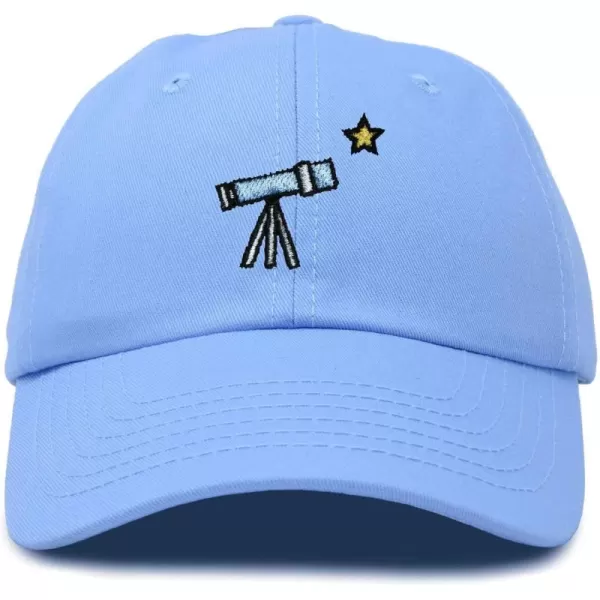 DALIX Embroidered Telescope Baseball Cap Cotton Dad Hat Men