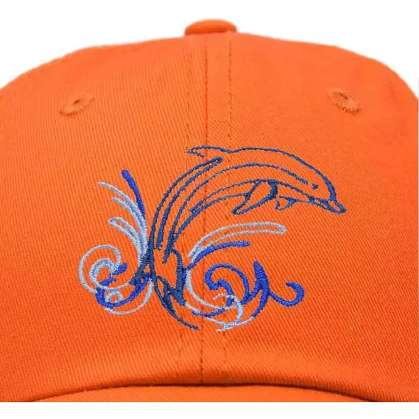 DALIX Bottlenose Dolphin Embroidered Dad Cap Cotton Baseball Cap Women