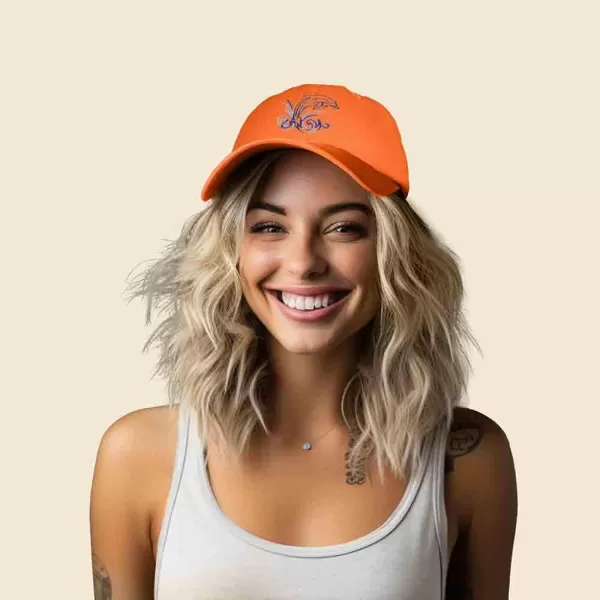 DALIX Bottlenose Dolphin Embroidered Dad Cap Cotton Baseball Cap Women