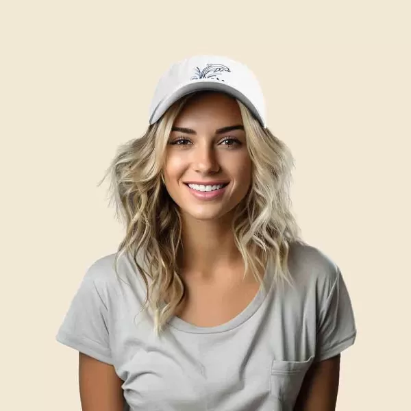 DALIX Bottlenose Dolphin Embroidered Dad Cap Cotton Baseball Cap Women