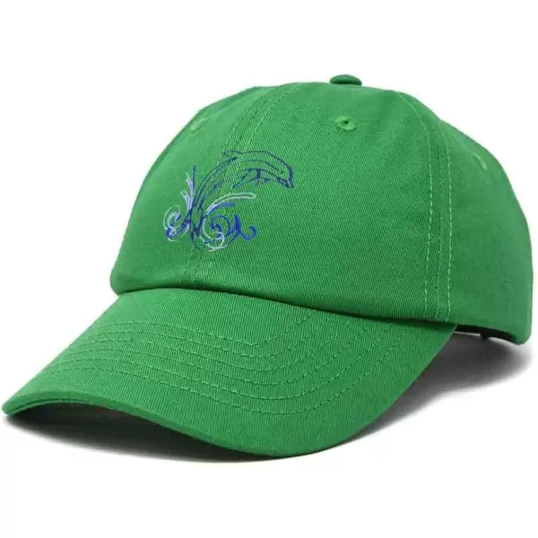 DALIX Bottlenose Dolphin Embroidered Dad Cap Cotton Baseball Cap Women