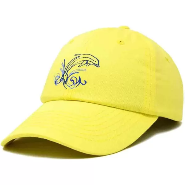 DALIX Bottlenose Dolphin Embroidered Dad Cap Cotton Baseball Cap Women