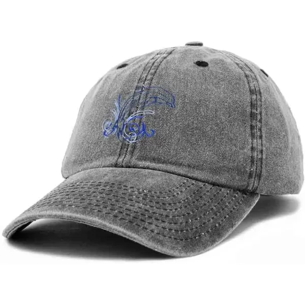 DALIX Bottlenose Dolphin Embroidered Dad Cap Cotton Baseball Cap Women