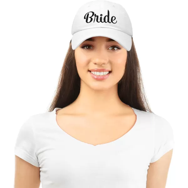 DALIX Bride Groom Dad Hats Baseball Caps Newlywed Wedding Party Gift