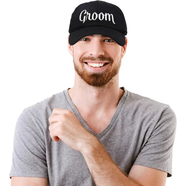 DALIX Bride Groom Dad Hats Baseball Caps Newlywed Wedding Party Gift