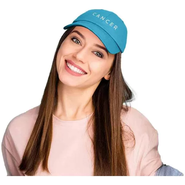 DALIX Cancer Dad Hat Embroidered Zodiac Astrology Cotton Baseball Cap