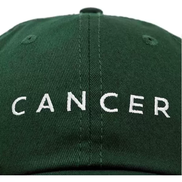 DALIX Cancer Dad Hat Embroidered Zodiac Astrology Cotton Baseball Cap