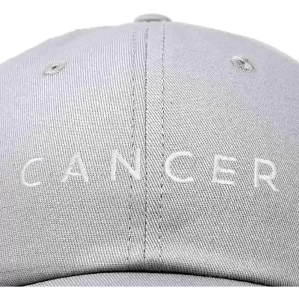 DALIX Cancer Dad Hat Embroidered Zodiac Astrology Cotton Baseball Cap