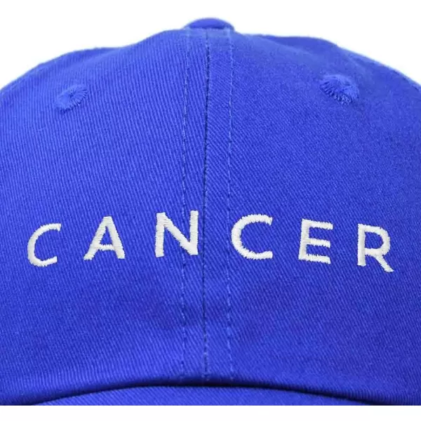 DALIX Cancer Dad Hat Embroidered Zodiac Astrology Cotton Baseball Cap